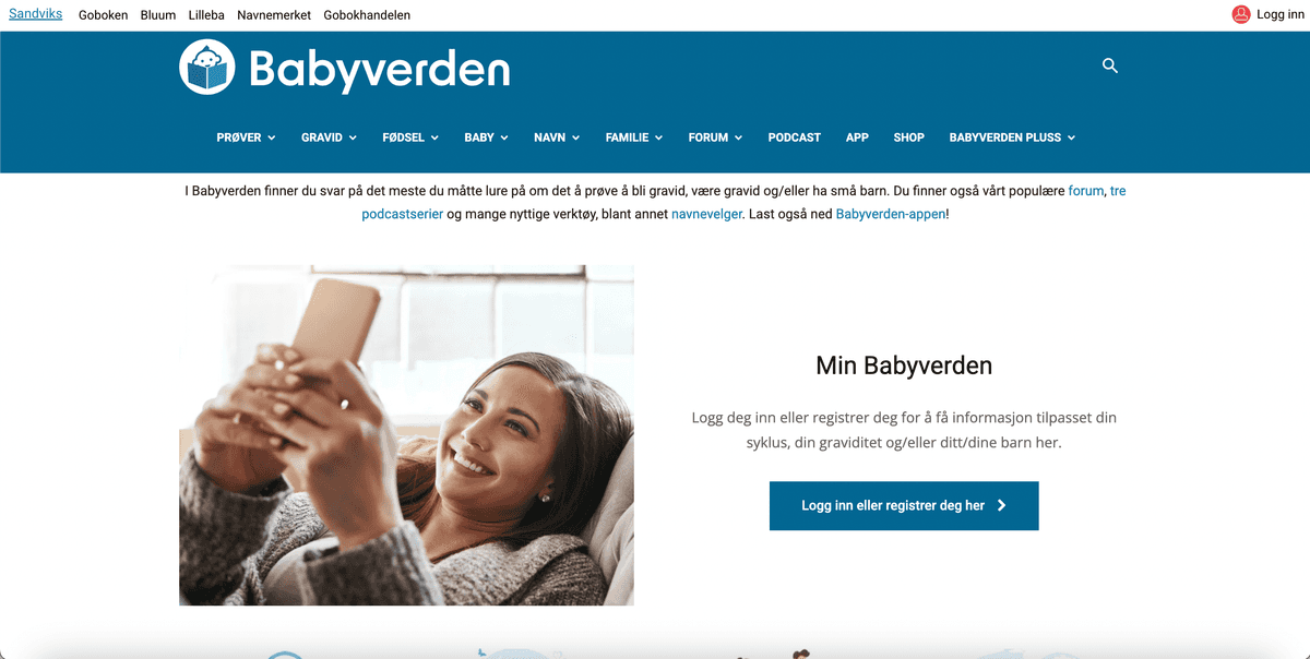 Babyverden screenshot