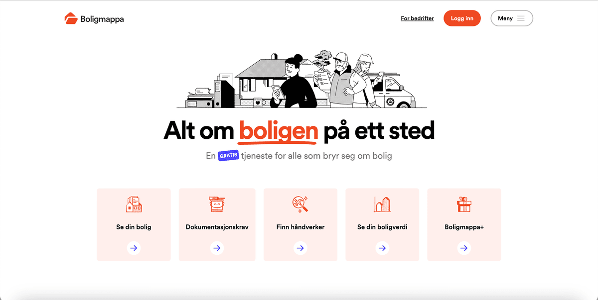 Boligmappa screenshot