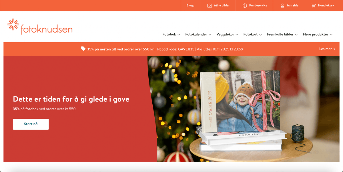 Fotoknudsen.no screenshot