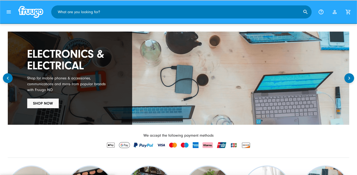 Fruugo.com screenshot