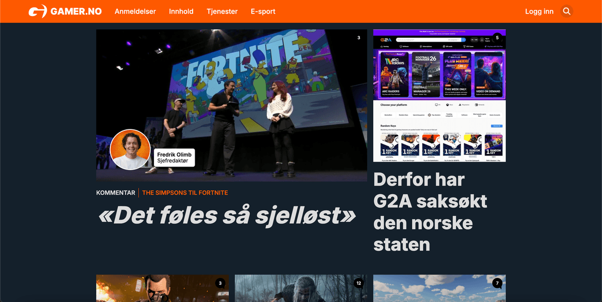 Gamer.no screenshot