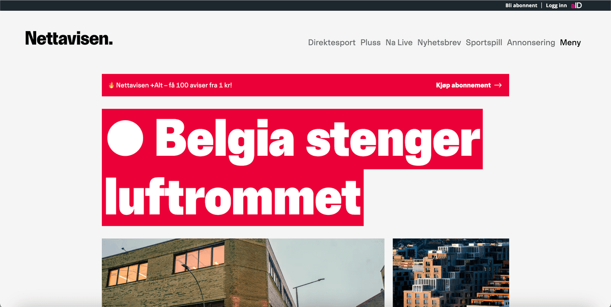 Nettavisen screenshot