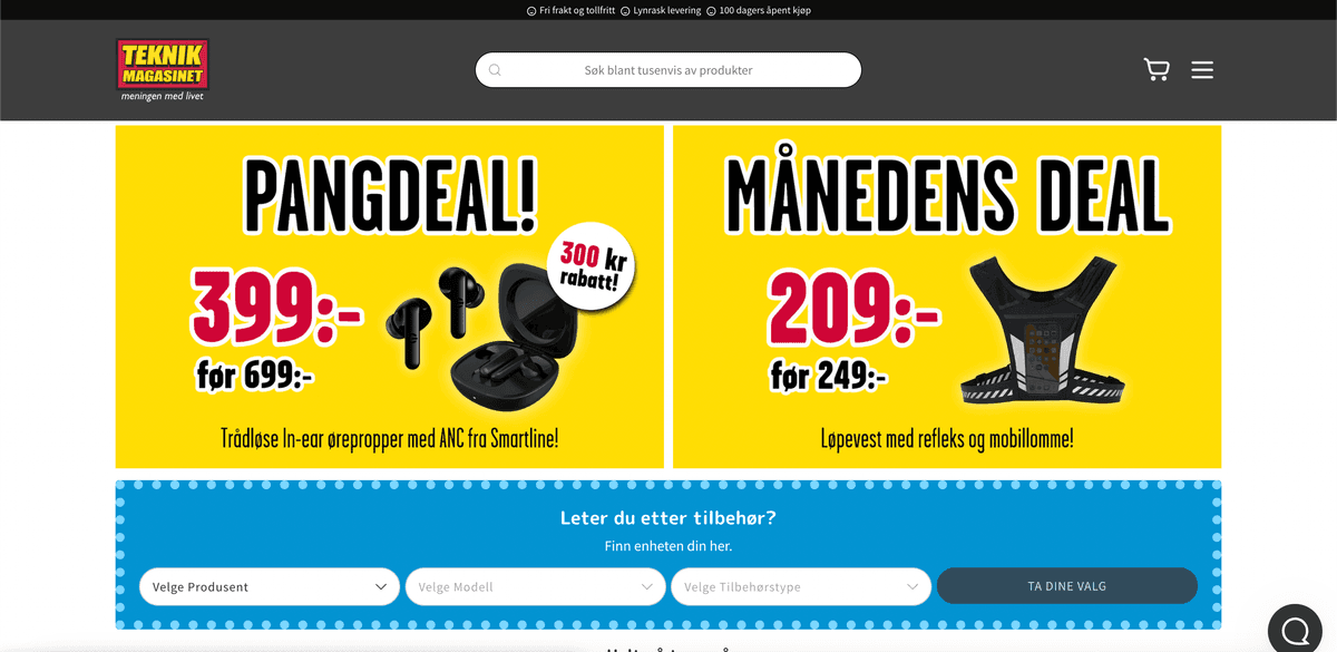 Teknikmagasinet.no screenshot